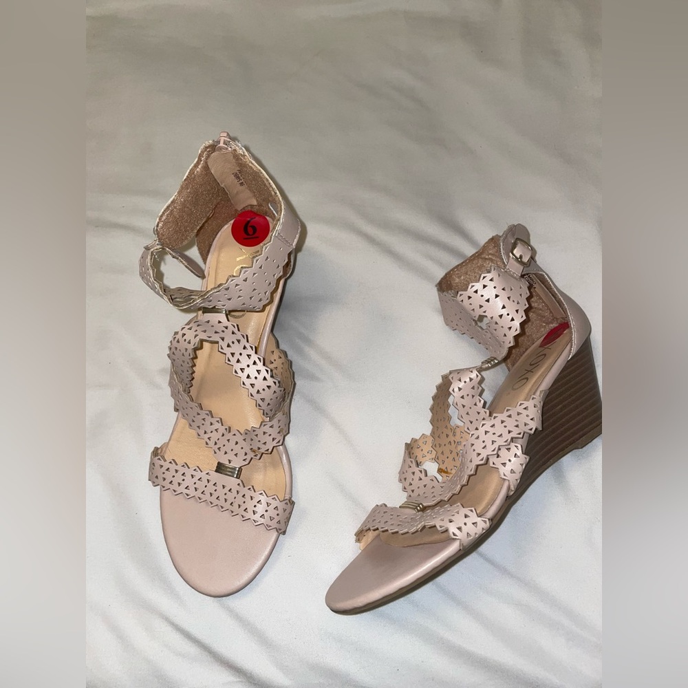 XOXO wedge sandal